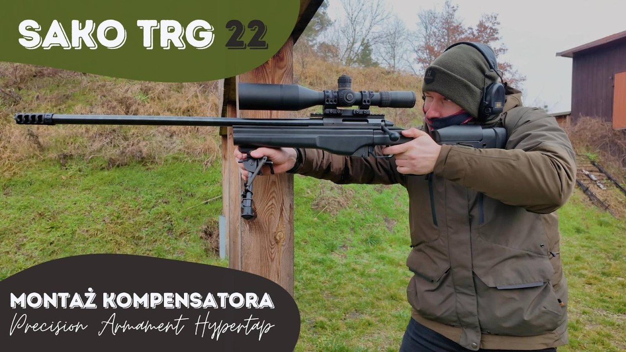 Sako TRG 22 montaż kompensatora Precision Armament Hypertap