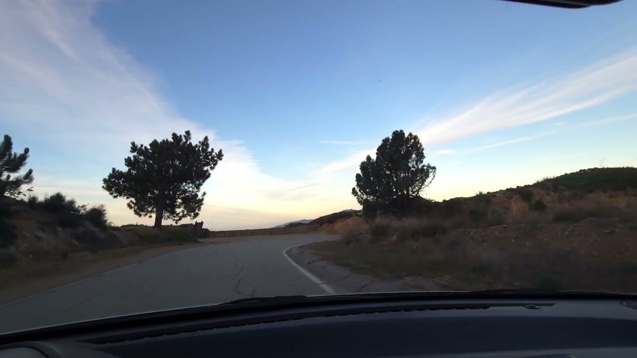 #4k Driving Glendora Ridge Road since the Bridge Fire from 09/25 #bridgefire #fire #mtbaldy