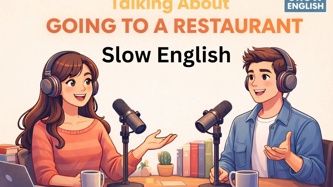 Talking About Going to a Restaurant | Slow English For Beginners #viral #englishlanguage