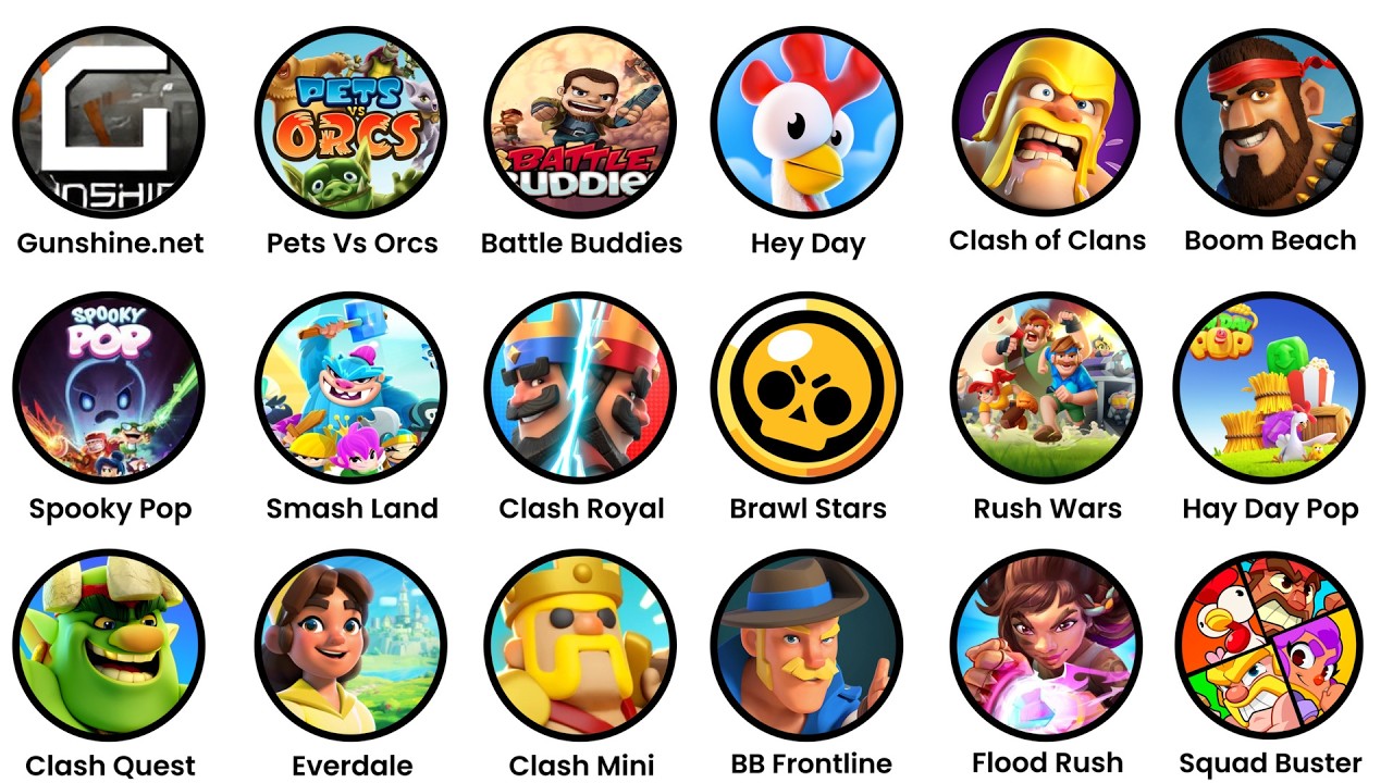 Все игры Supercell менее чем за 17 минут