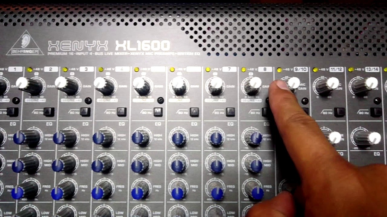 CONSOLA BEHRINGER XL 1600