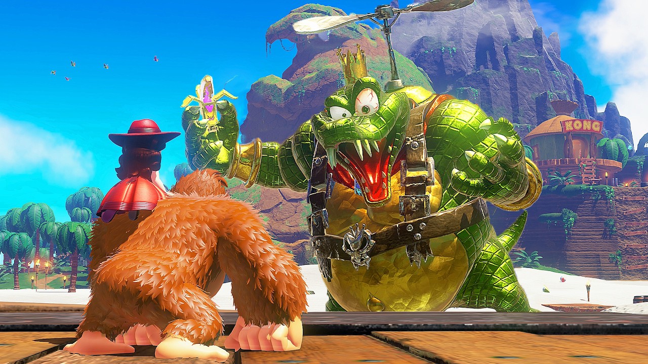 King K. Rool + Final Boss Fight & Ending in Donkey Kong Bananza DLC (4K)
