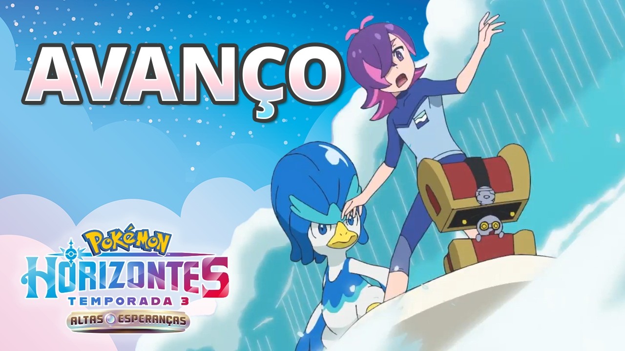 Gholdengo à vista! | Horizontes Pokémon: Temporada 3 | chega à Netflix em 20/3