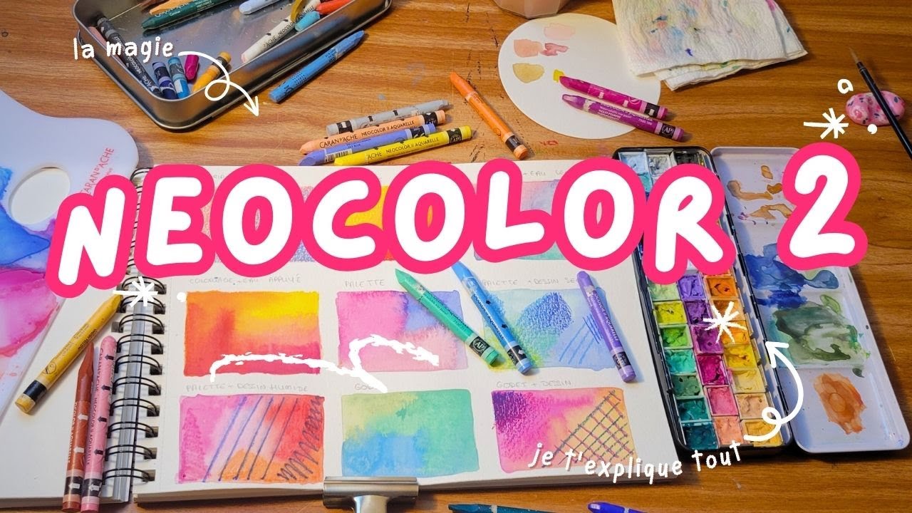 Comment utiliser les Neocolor II quand on débute ?