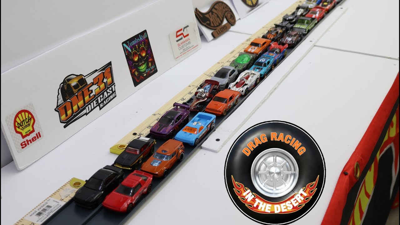 Hot Wheels Drag Racing | 24  Car Case Race #1