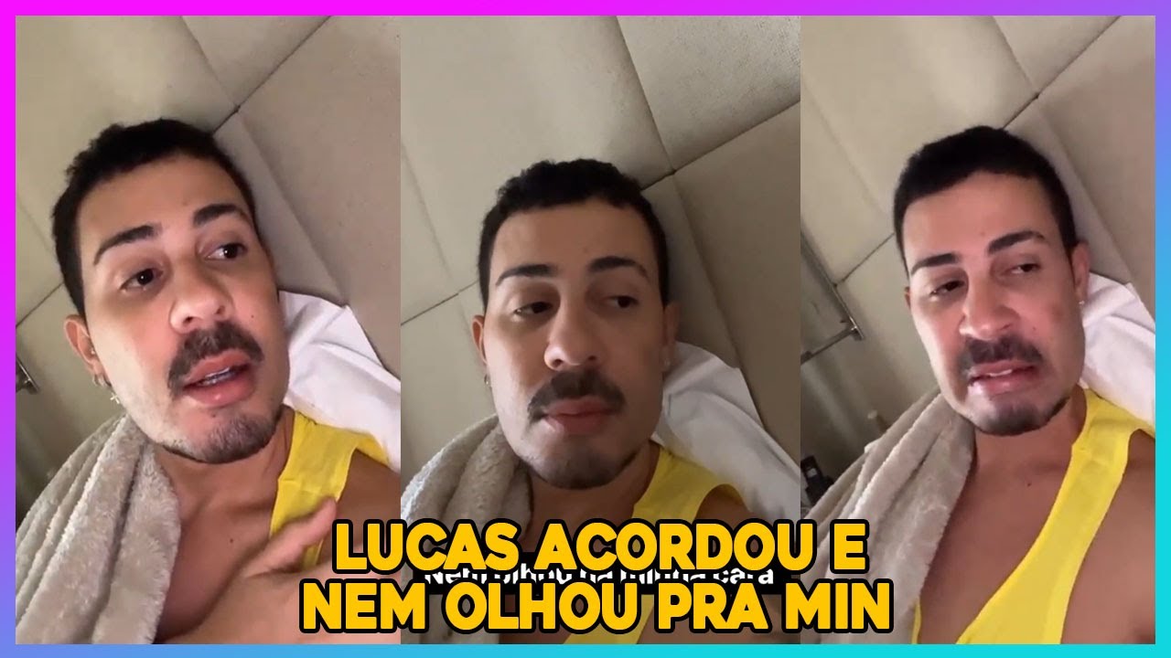 CARLINHOS ACORDA E LUCAS NÃO QUE NEM OLHAR PRA ELE DE VERGONHA