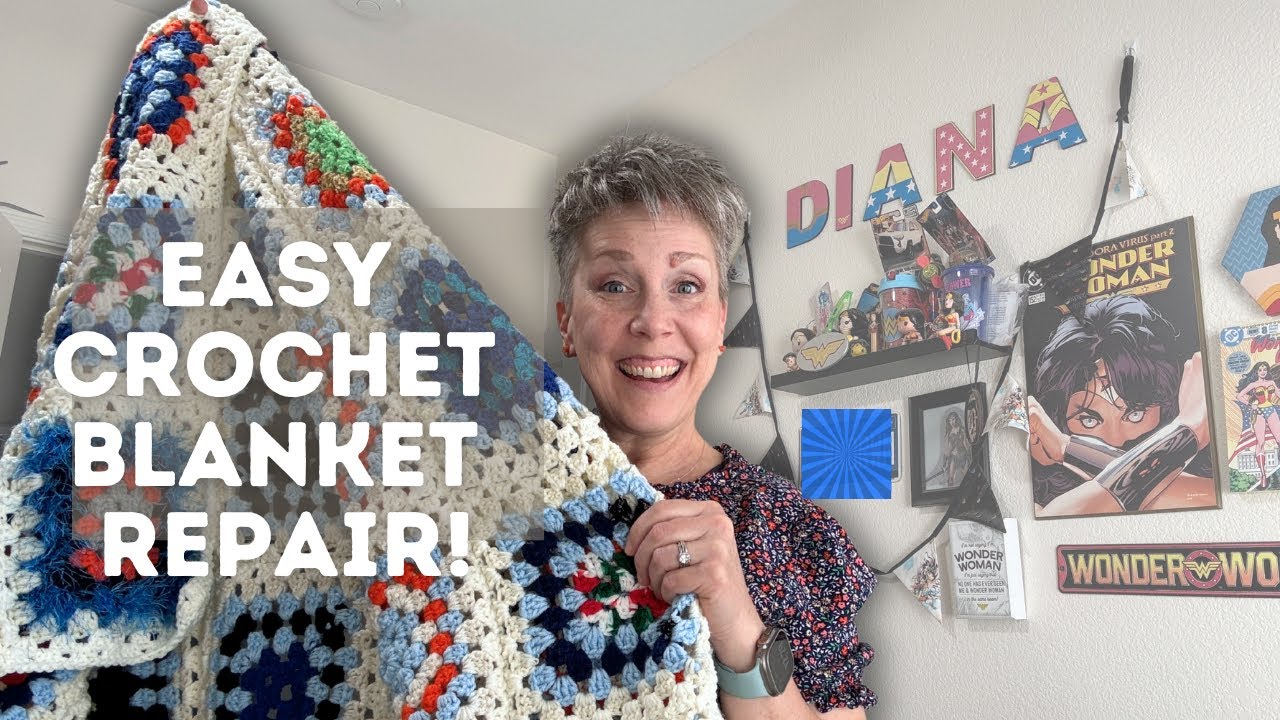 How to Fix a Crochet Blanket: Repairing Holes & Loose Stitches