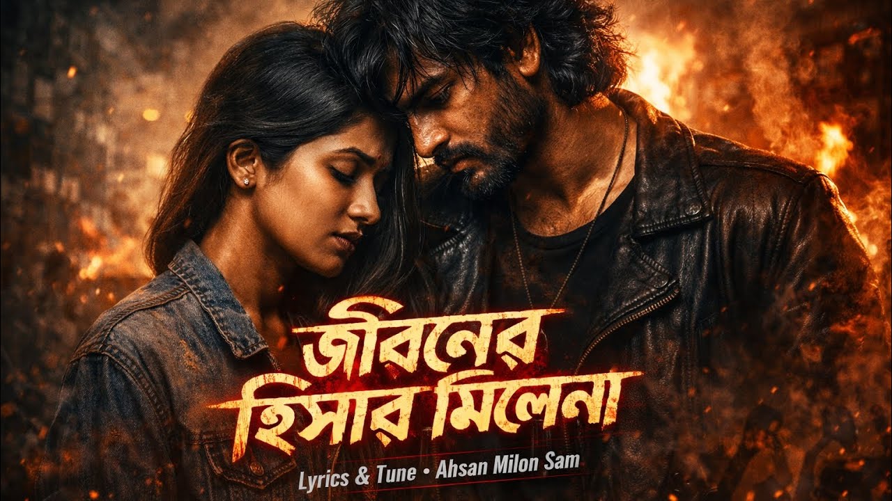 জীবনের হিসাব মিলেনা আমার 🔥🤔 Jiboner Hisab | Ahsan Milon Sam | Officials Music Song 2026 