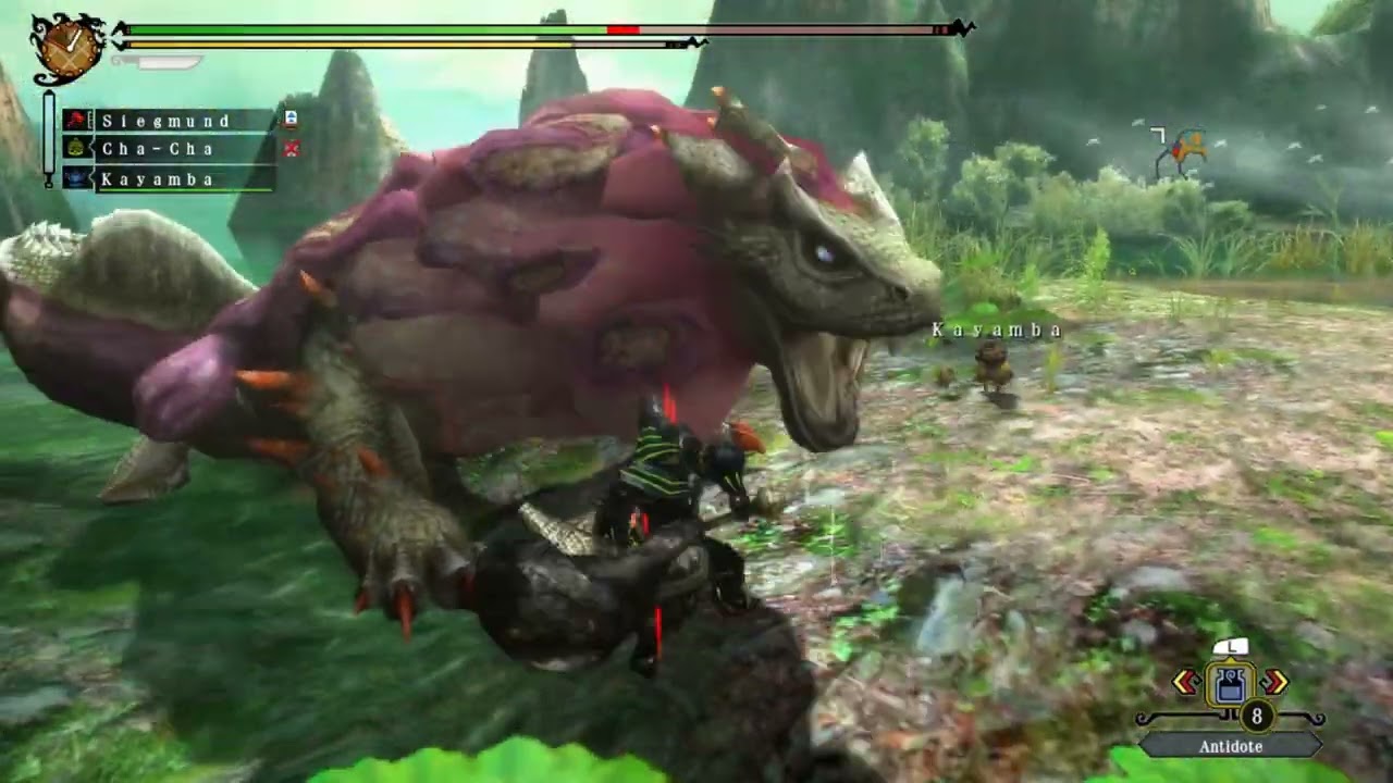 MH3U -  G-rank Purple Ludroth | Hammer