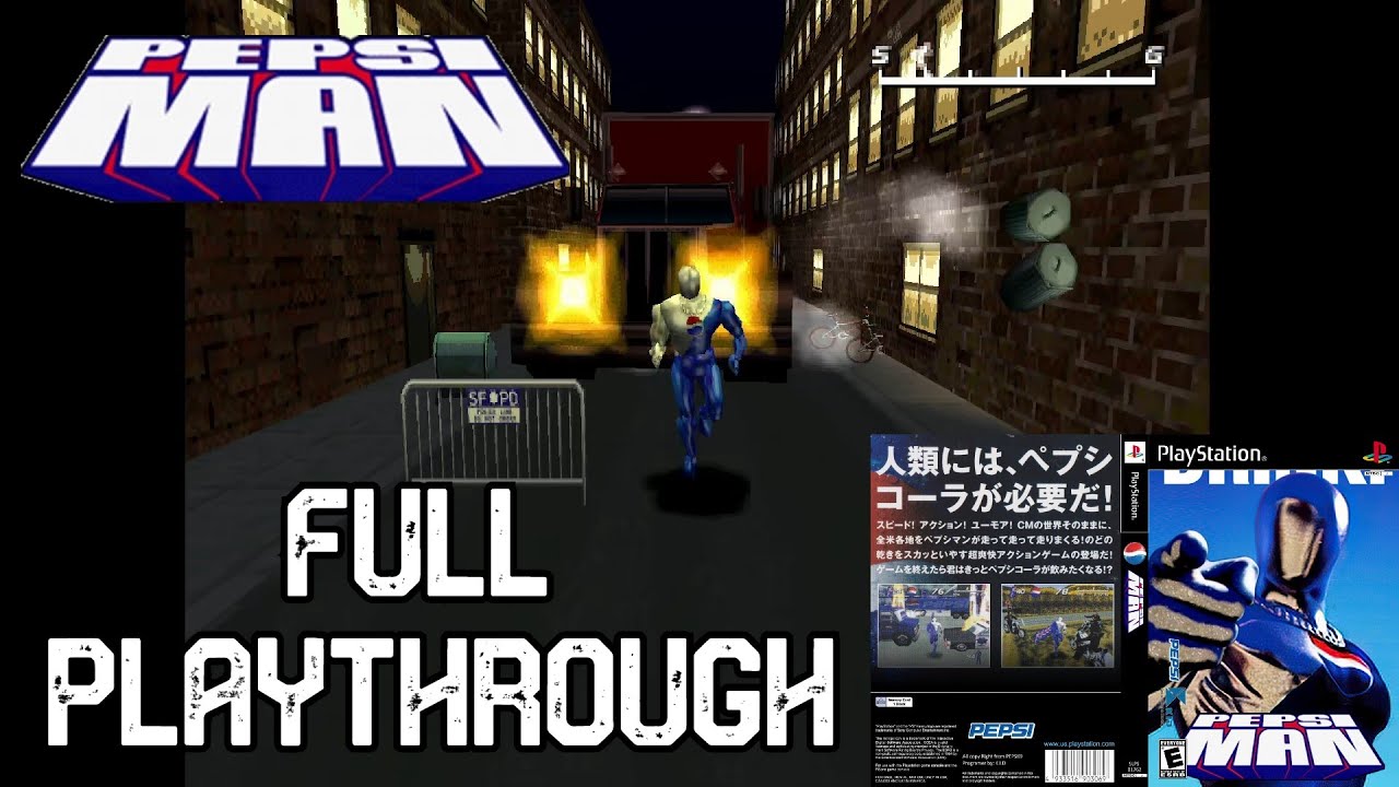 Pepsiman (PSX) — полное прохождение