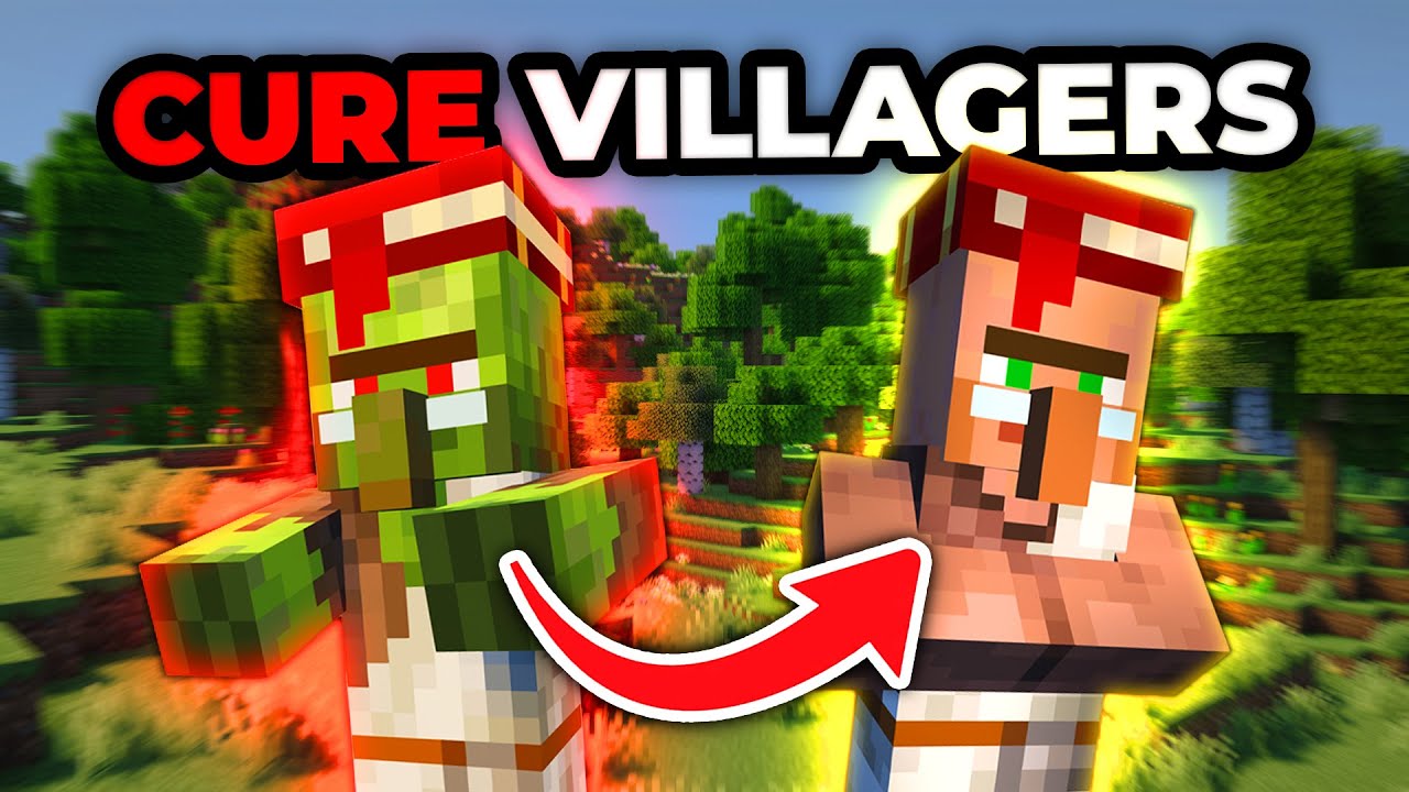 Как вылечить зомби-жителей в Minecraft! (2025)