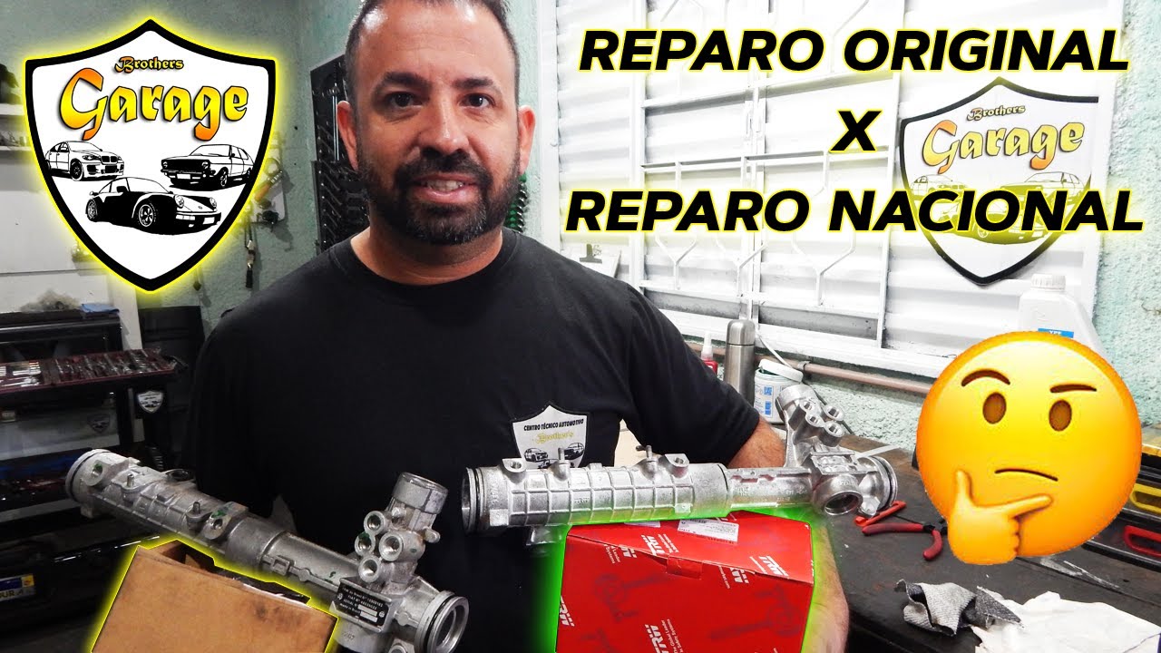 Montagem Caixa de Direcao Fiat Palio Fire, Retentor Original x Nacional
