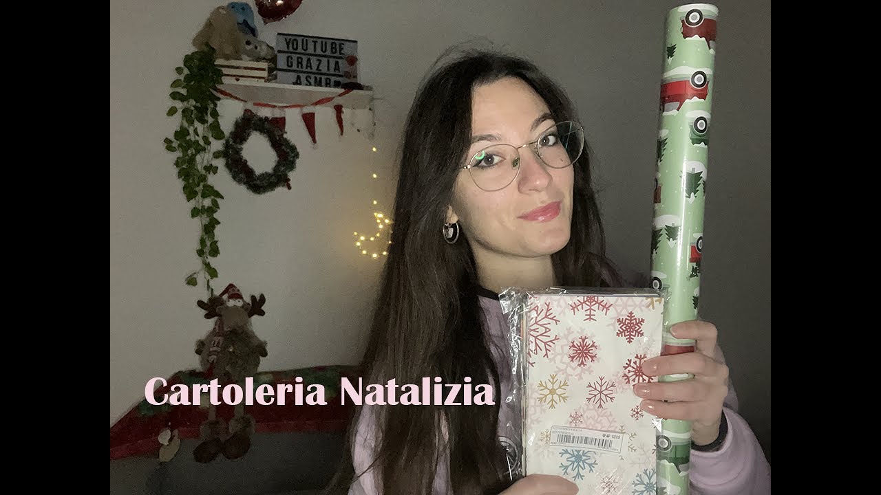 Entra nella Cartoleria Natalizia | ASMR ITA | 🎄