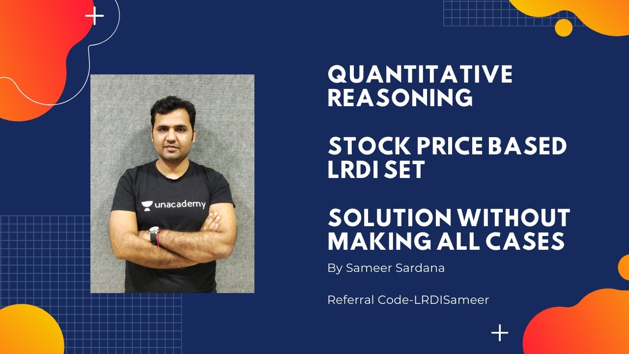 Stock Price Fluctuation Based Puzzle For CAT- Quantitative Reasoning- Solution Without Making Cases