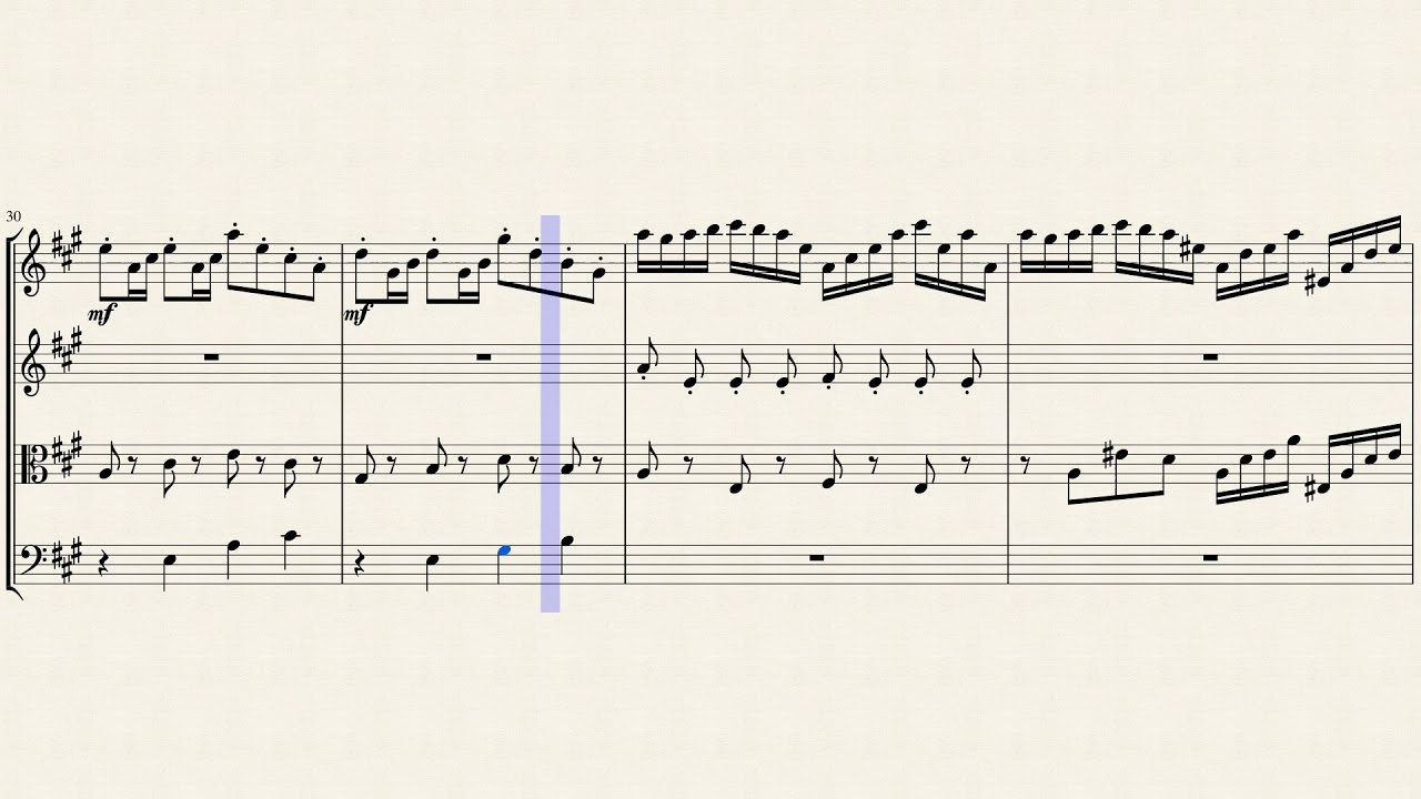String Quartet in A Major