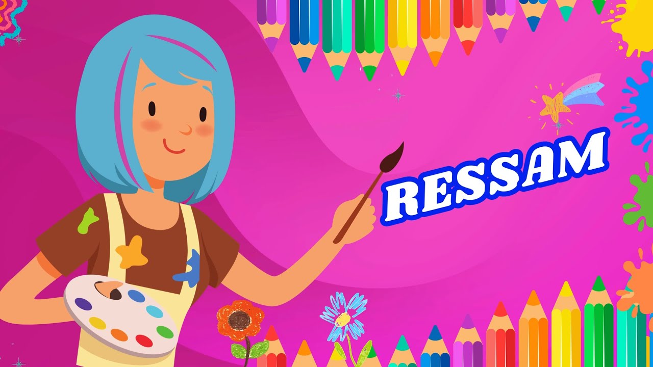 Ressam Şarkısı | Renkler Şarkısı | Eğlenceli Çocuk Şarkısı | Çocuk Şarkısı Hareketli