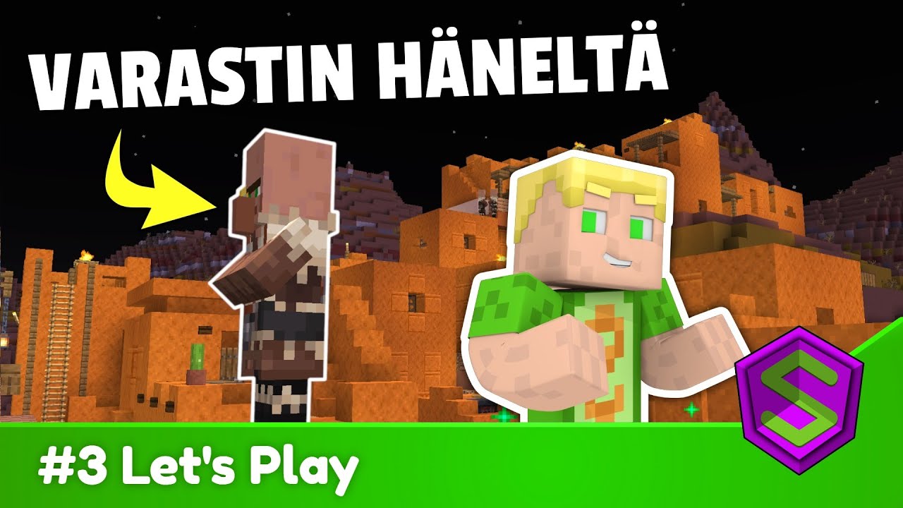 Kummallinen kylä vuoriston keskellä! | Minecraft Let's Play #3