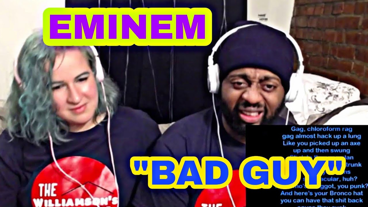 EMINEM-BAD GUY**REACTION** CRAZY GOOD SONG!