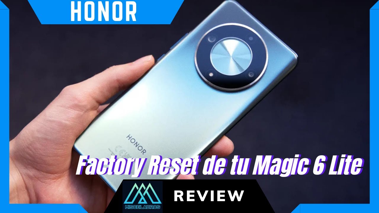 Cómo formatear y borrar todo en HONOR Magic 6 Lite desde el modo Recovery