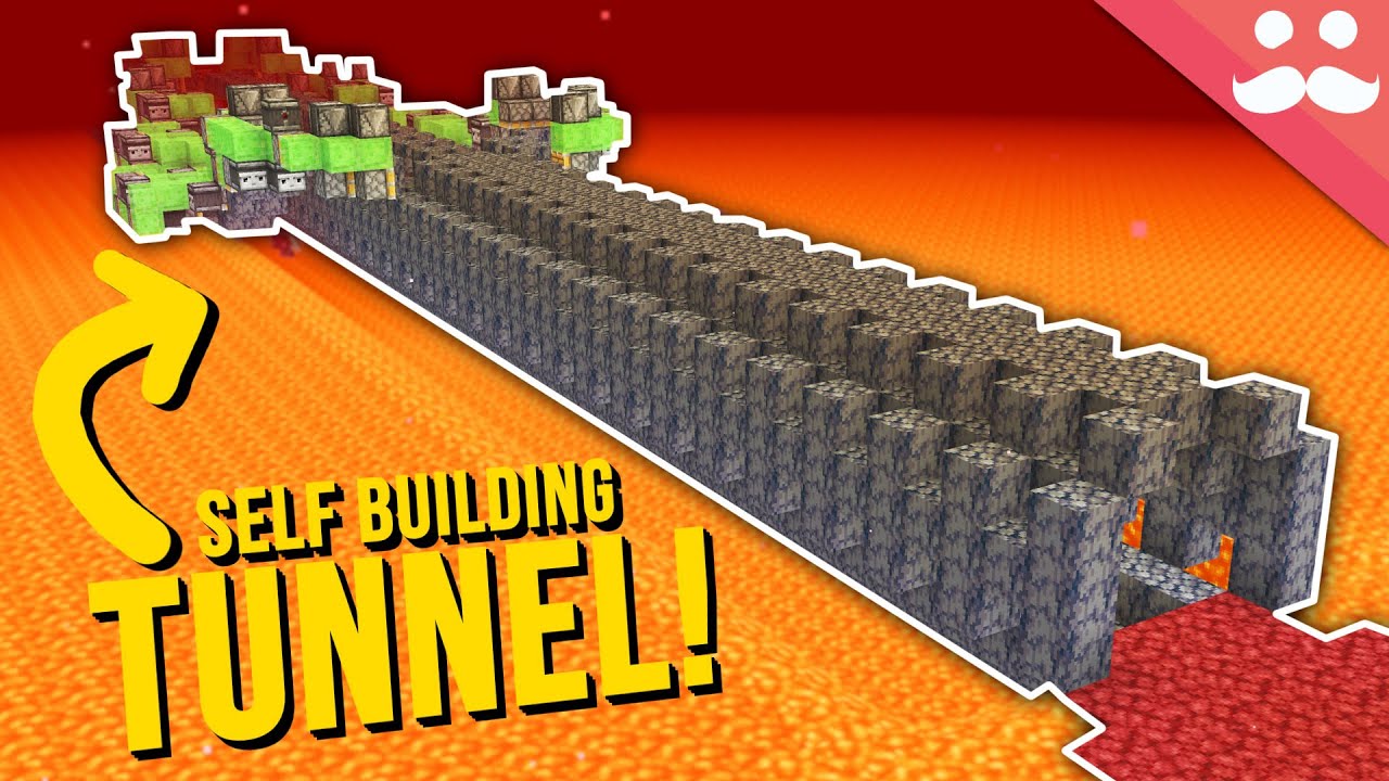 Self Building Nether Tunnels in Minecraft 1.16