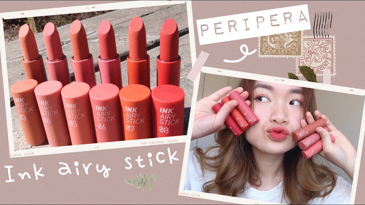 | SWATCH + REVIEW | PERIPERA Ink Airy Stick ♡ Rosie Pham