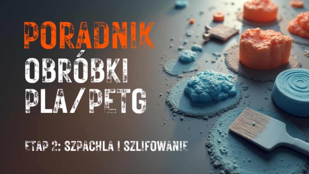 Jak Zamaskować Warstwy w Druku? ETAP 2: Szpachla Natryskowa i Szlifowanie! Giga Poradnik Obróbki 3D