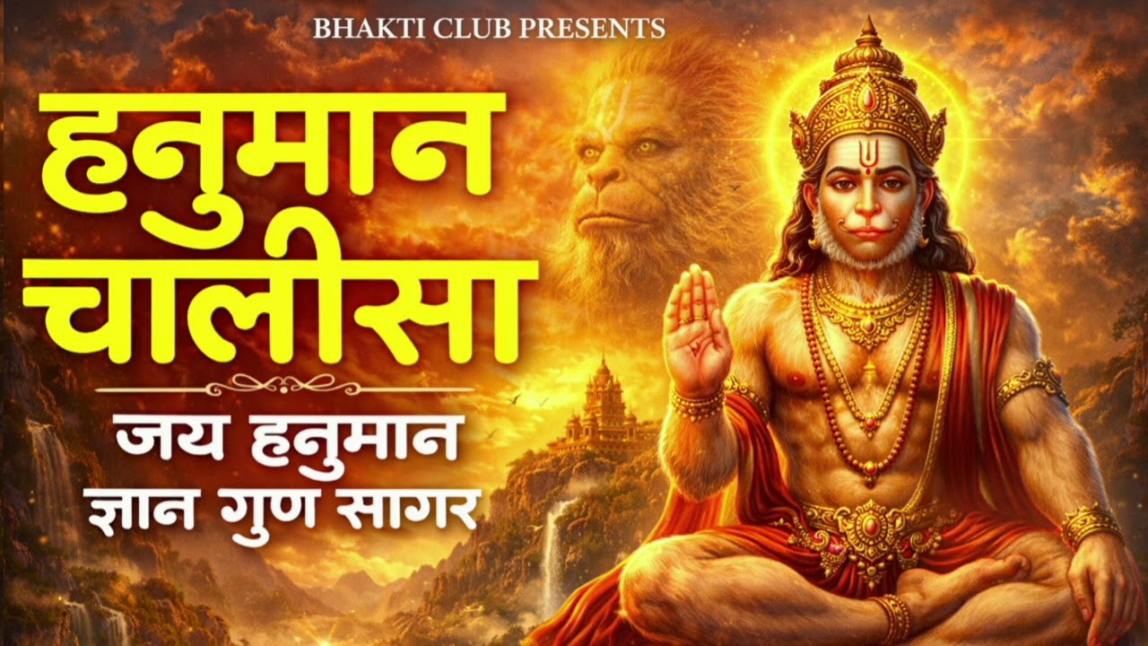 Hanuman Chalisa superfast 🔥 Musical हनुमान चालीसा। ये सुन लिया तो शनिवार को बजरंगबली की कृपा होगी।