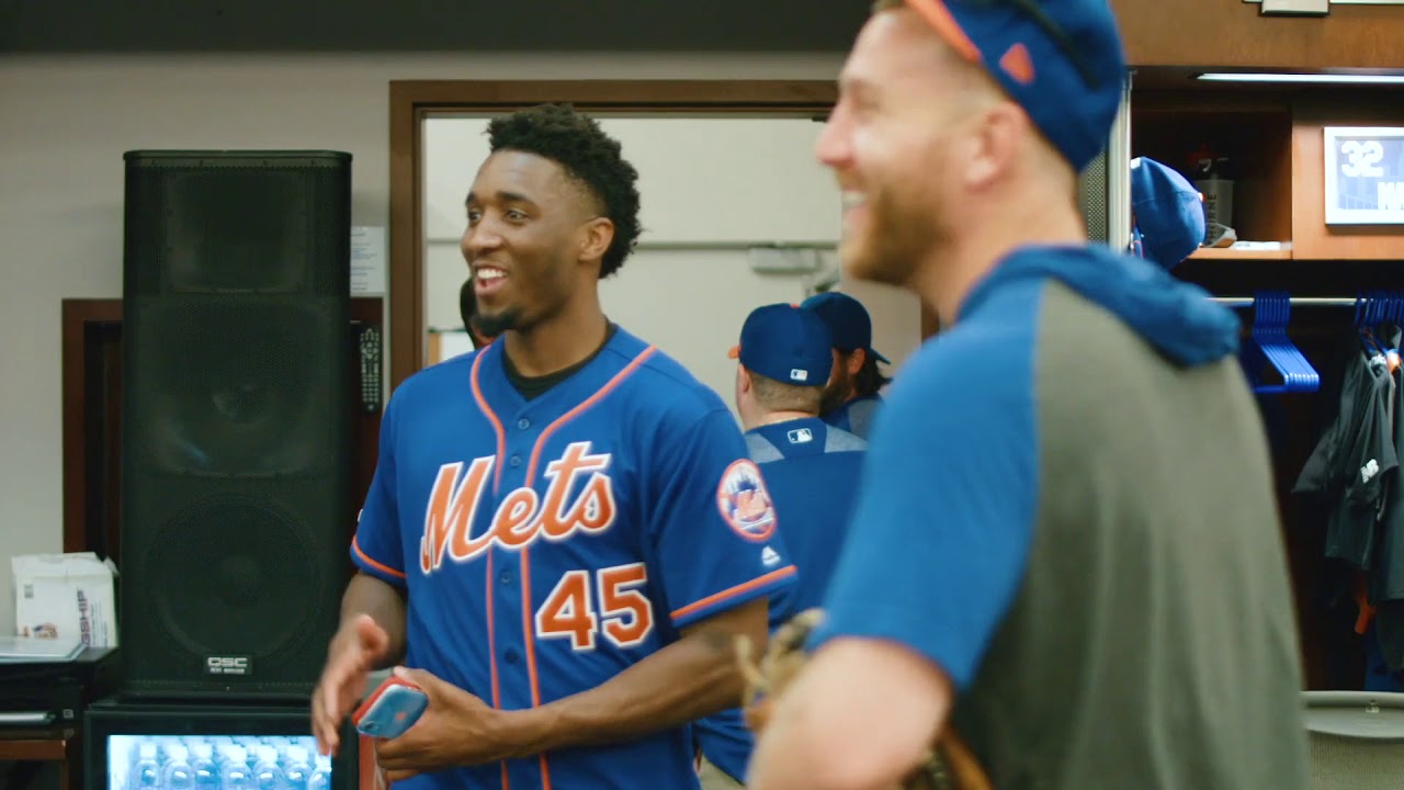 Mets Fan Donovan Mitchell Visits Citi Field