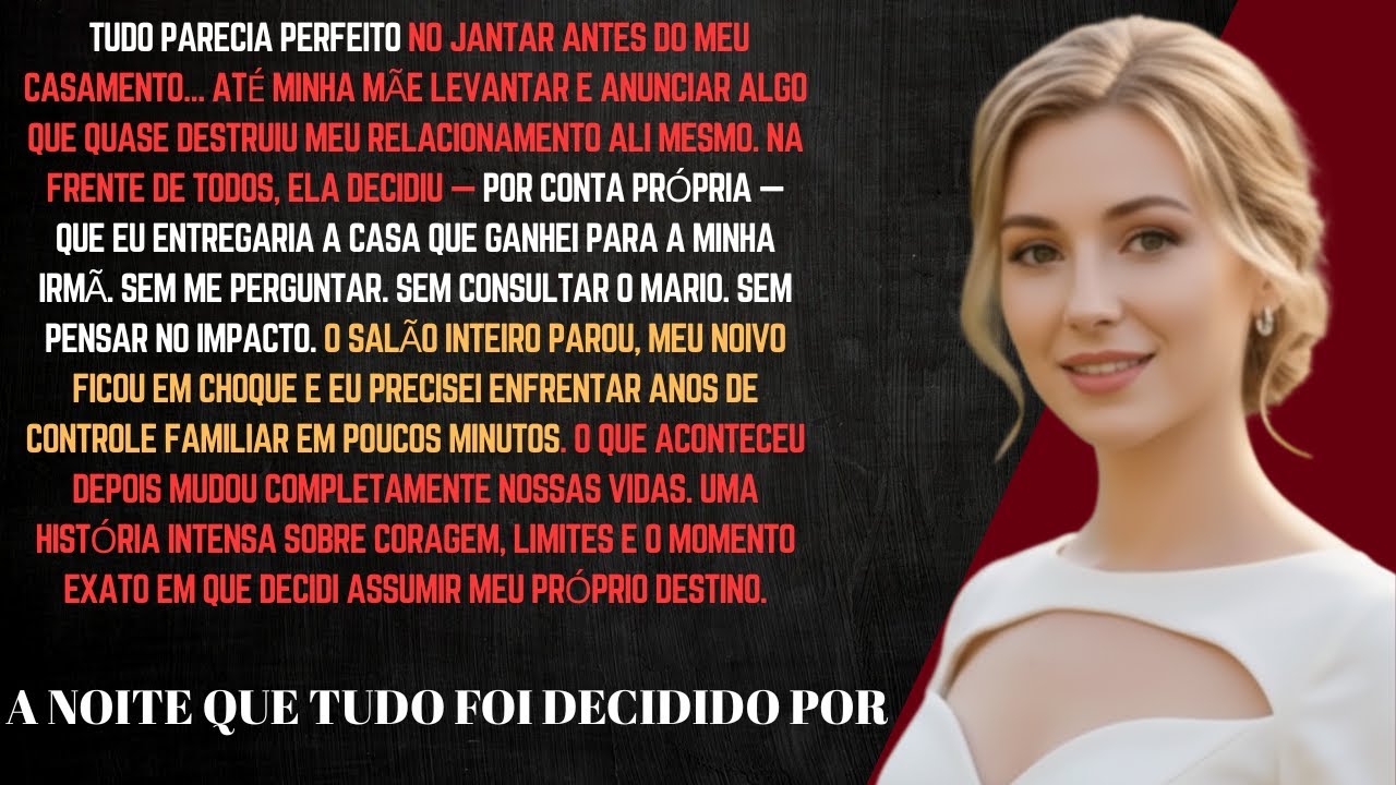 “O que minha mãe anunciou diante de todos os convidados quase destruiu meu casamento antes mesmo...”