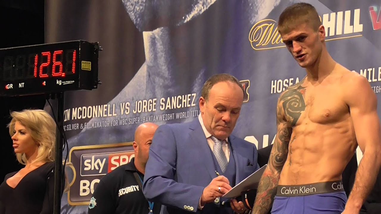 ISAAC LOWE VS MARCO MCULLOUGH WEIGH IN