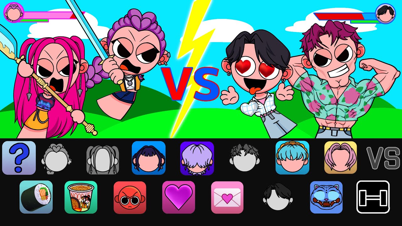 Kpop Sprunki Mod Battles - RUMI VS JINU / KPOP DEMON HUNTERS version 3
