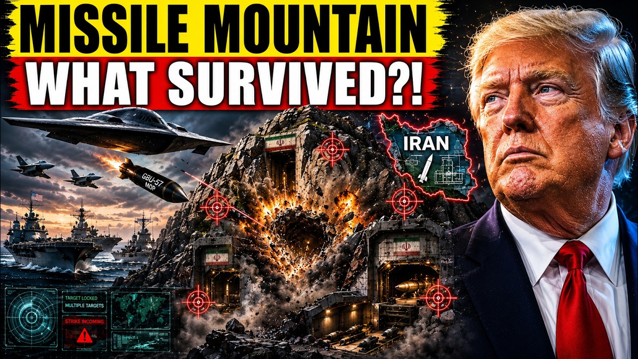 What Really Happened Inside Iran's Missile Mountain After the Strike Will Stun You