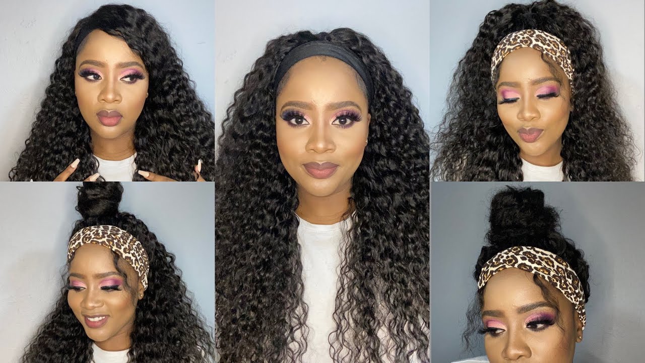 5 ways to wear your headband wig ft ISEE HAIR on Aliexpress | Easy hairstyles around the world