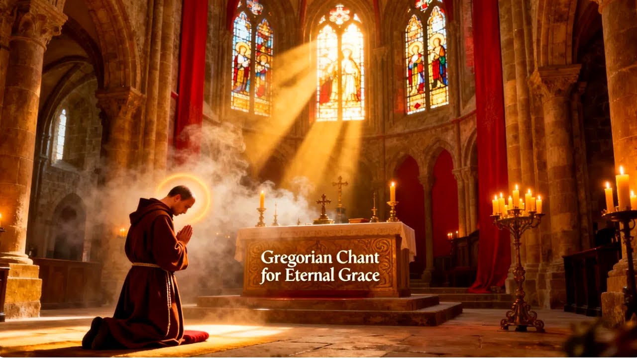 Gregorian Chant for Healing Sleep and Sacred Harmony | Benedictine Ambience and Holy Calm
