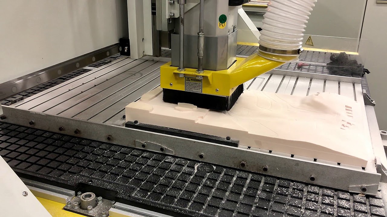 Techno CNC Routing a Topo Map from PBLT-20 Precision Board HDU
