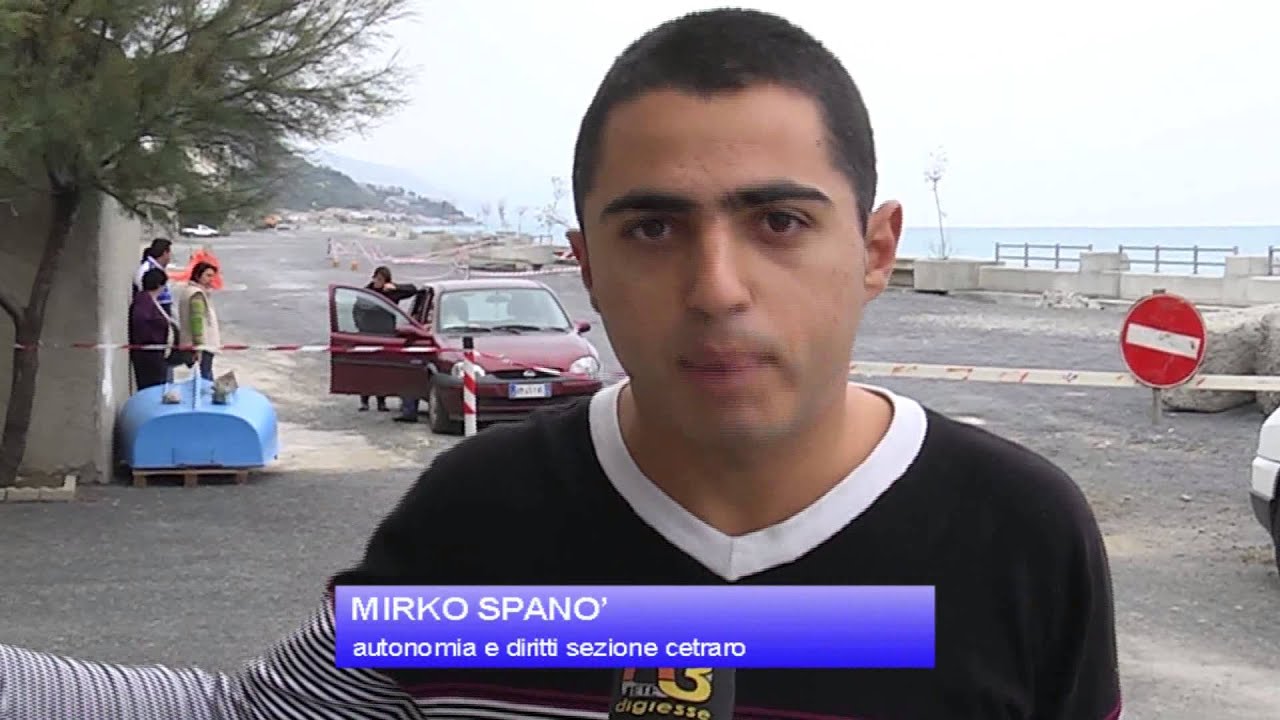 Maltempo a Cetraro, primi danni in località Casermette