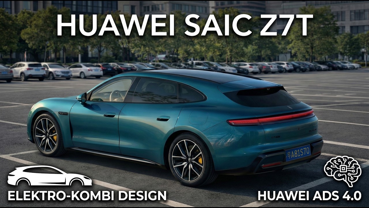 Huawei Saic Z7T Elektro-Kombi: Shooting Brake mit 100 kWh Akku
