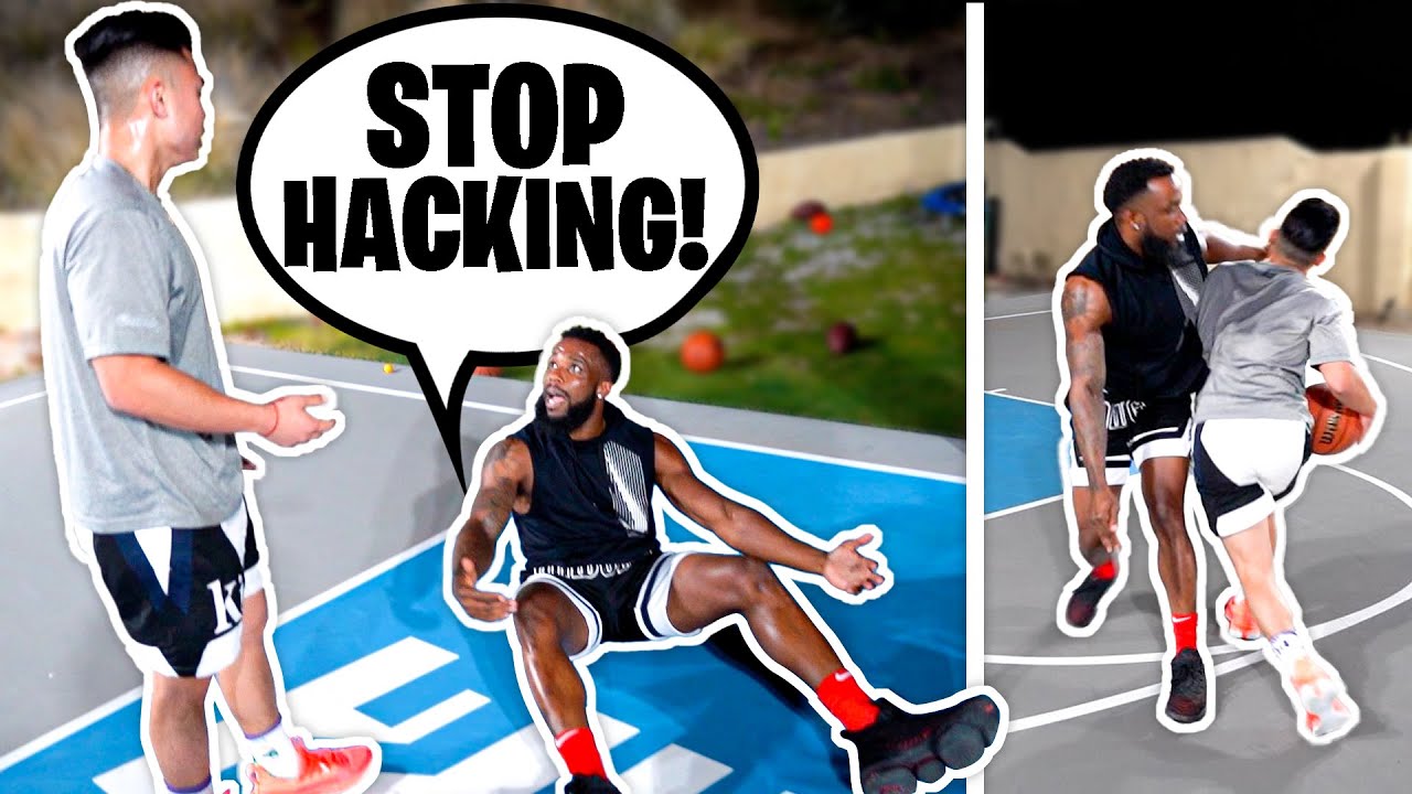 WE ALMOST FOUGHT! PHYSICAL 1V1 BASKETBALL AGAINST CASH!