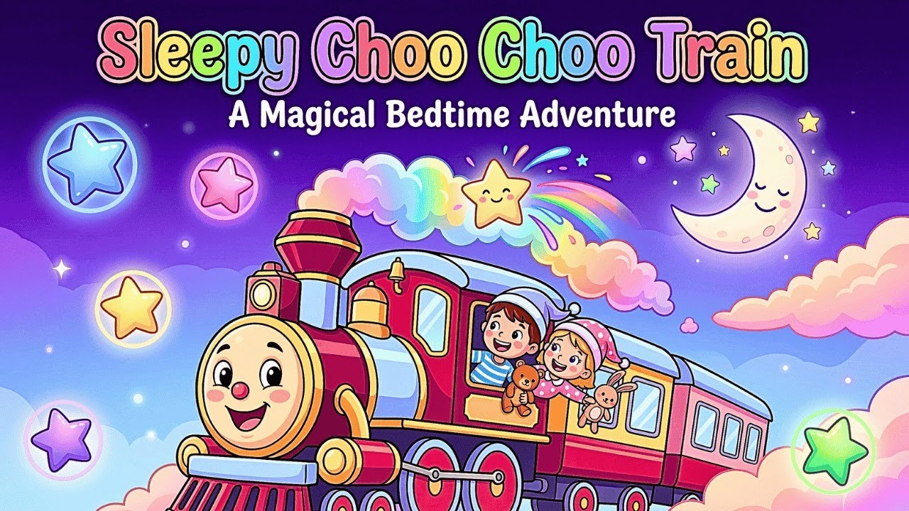 Sleepy Train Lullaby – Choo Choo Train to Dreamland 🌙 | Bedtime Music For Toddlers To Sleep