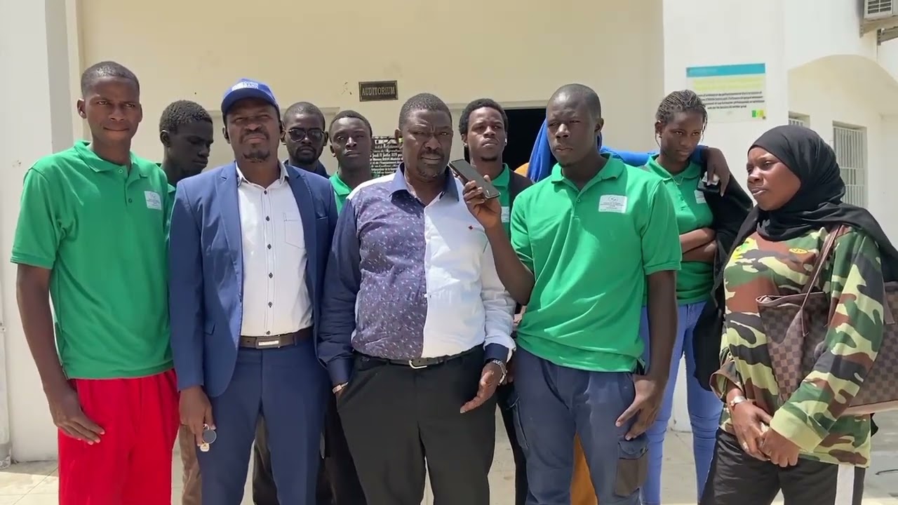 Amadou Sidibé directeur du CFPA sur la convention entre CORIS BANK et le CFPA de Saint-Louis