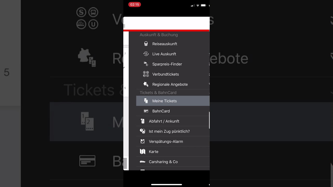 Softwarefehler Deutsche Bahn-APP Sitzplatzwahl