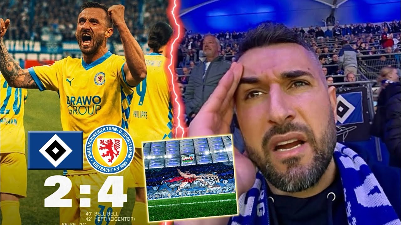 Der MOMENT als BRAUNSCHWEIG den HSV demütigt 😡 HSV vs. Braunschweig Stadionvlog | Bardia Barati