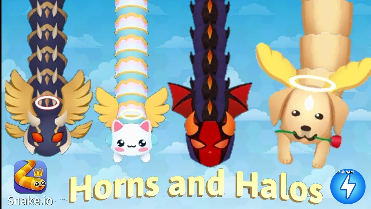 HOW TO UNLOCK ALL 4 HORNS AND HALOS EVENTS SKIN'S? Snake. Io