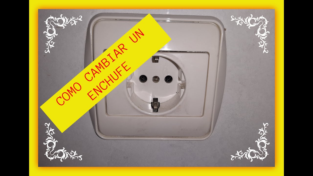 C&oacute;mo arreglar un  ENCHUFE o TOMACORRIENTE F&Aacute;CIL😉😉⚡