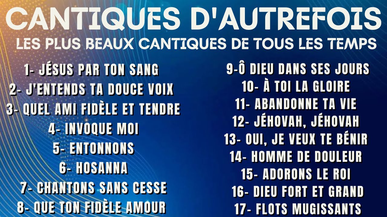 LES PLUS BEAUX CANTIQUES DE TOUS LES TEMPS : UNE ATMOSPHÈRE DE PAIX (CANTIQUES CHRÉTIENS)