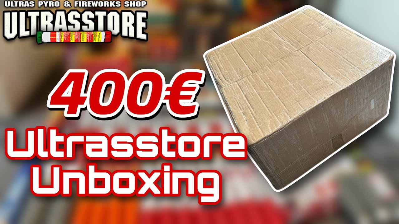 XXL Ultrasstore Unboxing 2023 - 400€ Ultras Store Pyro & Feuerwerk Unboxing - Ultrasstore.com