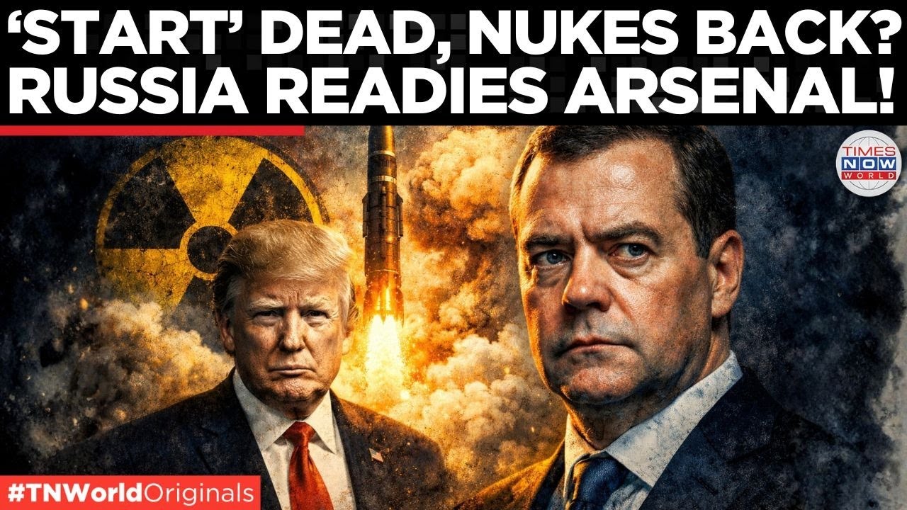 NO TREATIES LEFT: Medvedev Sounds Nuclear Alarm As US Russia Arms Control Dies! | World News