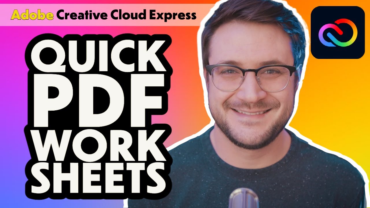Adobe Creative Cloud Express Tutorial: Quick PDF Worksheets