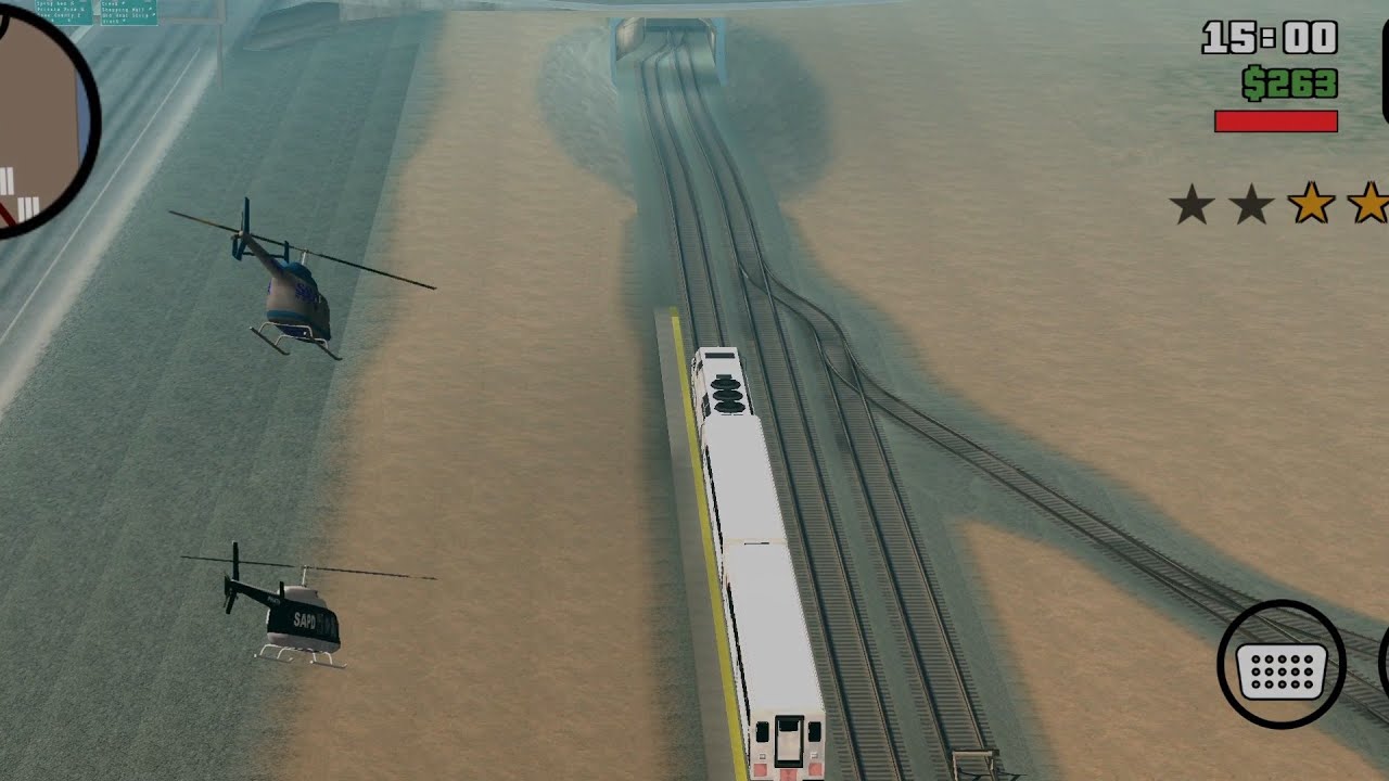 GTA Sandreas definitive edition mobile - gameplay train drive ll #gtaonline #gta5 #gtasanandreas