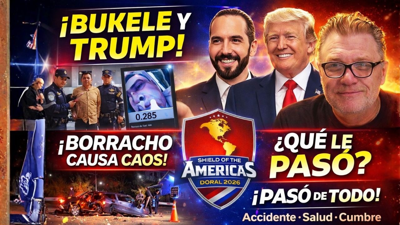 ¡TREMENDO ESCÁNDALO! Borracho arma desastre y Bukele termina brillando